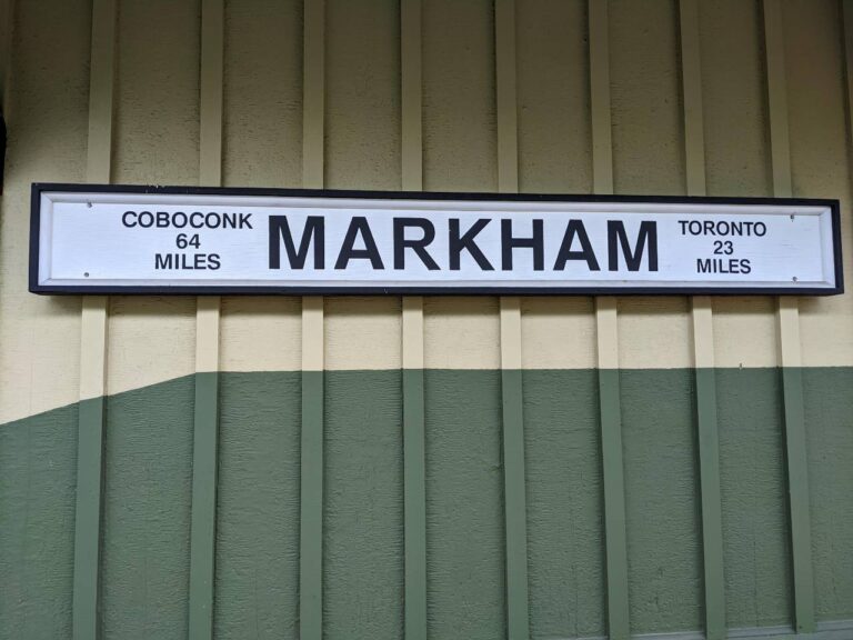 The History of the Railway in Markham