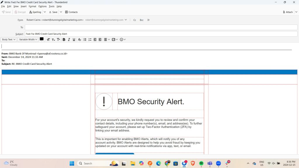 Bmo Scam Description