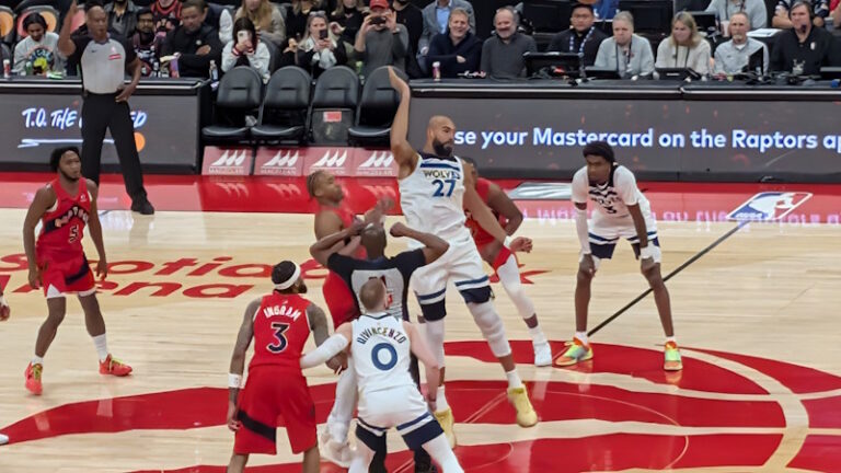 Raptors Game With Tiz